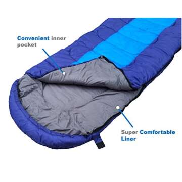 Outdoorsman Lab Ultralight Sleeping Bag for All Seasons