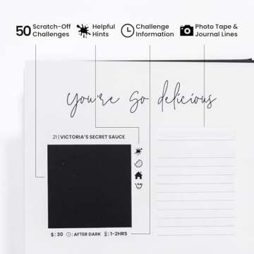 The Adventure Challenge 50 Scratch-Off Adventures & Games for Couples, in Bed Edition, Couples Gift Ideas for Adults, Therapist Approved, LGBTQ+ Friendly