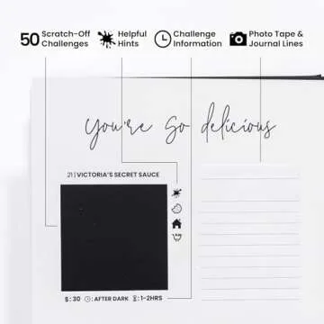 The Adventure Challenge 50 Scratch-Off Adventures & Games for Couples, in Bed Edition, Couples Gift Ideas for Adults, Therapist Approved, LGBTQ+ Friendly