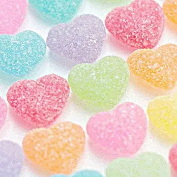 CNYMANY Silicone Mini Heart Ice Cube Trays for Treats