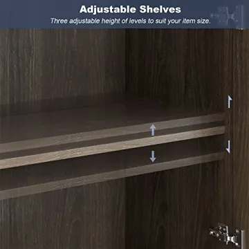 BELLEZE Sideboard Buffet Cabinet Stylish Modern Design