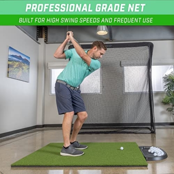 GoSports Elite Golf Practice Net - Durable & Space-Saving Solution