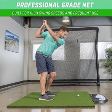 GoSports Elite Golf Practice Net - Durable & Space-Saving Solution