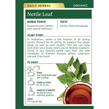 Organic Nettle Leaf Herbal Tea for Joint Health & Wellness