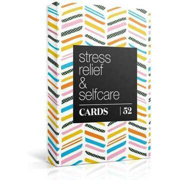Allura & Arcia 52 Stress Less & Self Care Cards - Mindfulness & Meditation Exercises - Anxiety Relie...