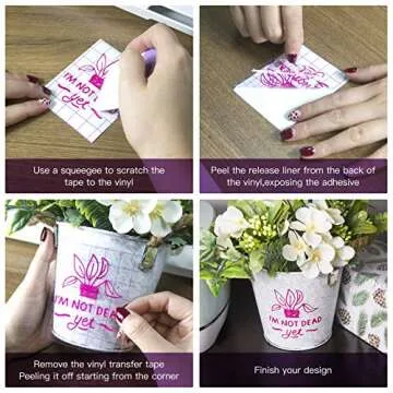 RIZEE Vinyl Transfer Tape for Precise Crafting Projects