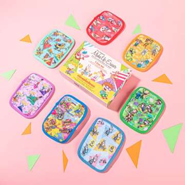 MakeUp Eraser, 7-Day Set, Erase All Makeup With Just Water, Including Waterproof Mascara, Eyeliner, Foundation, Lipstick, and More! 90's Throwback Nickelodeon, 7 ct.