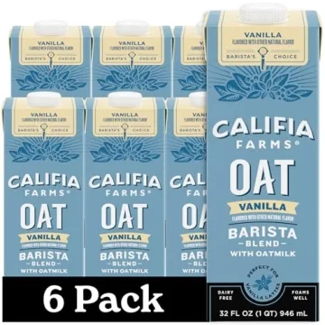 Califia Farms Vanilla Oat Barista Blend Oat Milk - 6 Pack