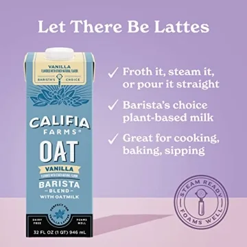Vanilla Oat Milk Barista Blend by Califia Farms 6 Pack