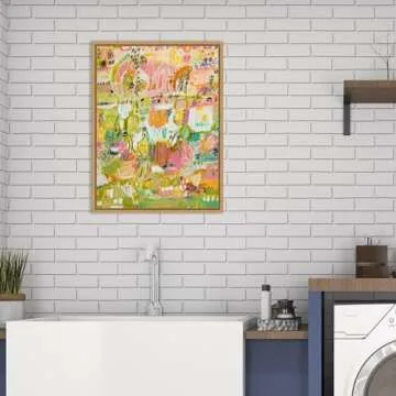 Amanti Art Boho Garden I Canvas Wall Art - 24x18