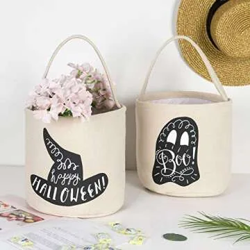Halloween Trick or Treat Bucket Set - Durable & Fun