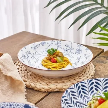 Swuut Ceramic Pasta Bowls Set for Elegant Dining