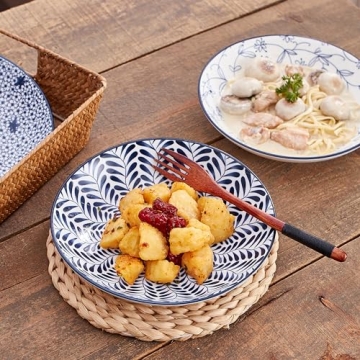 Swuut Ceramic Pasta Bowls Set for Elegant Dining