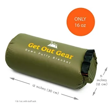 Get Out Gear Down Camping Blanket Lightweight & Waterproof