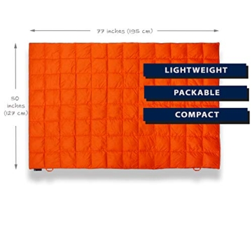 Get Out Gear Down Camping Blanket Lightweight & Waterproof