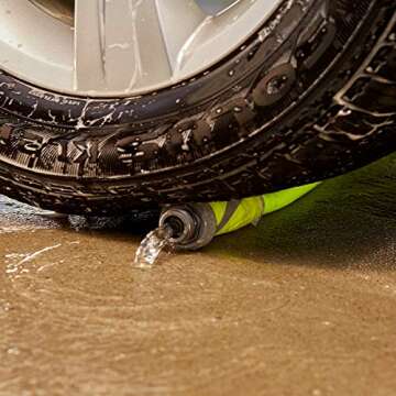 Flexzilla Garden Hose with SwivelGrip, 5/8 in. x 25 ft., Heavy Duty, Lightweight, Drinking Water Safe, ZillaGreen - HFZG525YWS-E