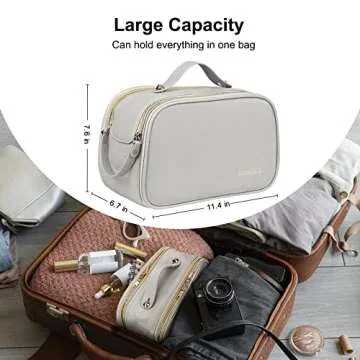 BOOMRICH Stylish Waterproof Travel Makeup Bag