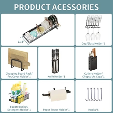 Adjustable Stainless Steel Drying Rack Over Sink Space Saver