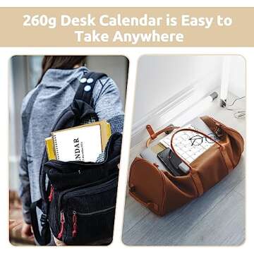 SKYDUE Desk Calendar 2024-2025 for Smart Planning