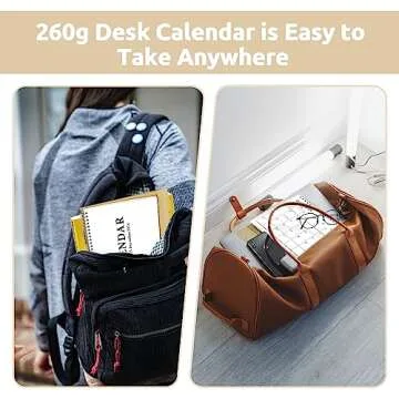 SKYDUE Desk Calendar 2024-2025 for Smart Planning