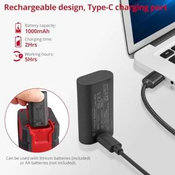 XUNTOP 100Ft Rechargeable Laser Level for DIY Projects