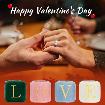 Personalized Velvet Jewelry Box - Perfect Gift for Women