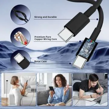 QZIIW Fast Charger 45W Dual Port for iPhone 16 & Galaxy