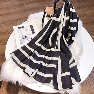 FINIZO Women's Soft Solid Fashion Scarf Wrap