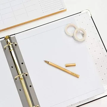 Russell and Hazel Stylish Vegan Leather Binder Online