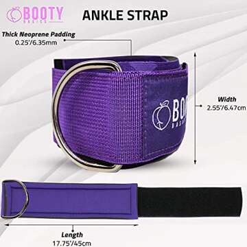 BOOTY BASICS Fitness Ankle Strap for Glute Workouts