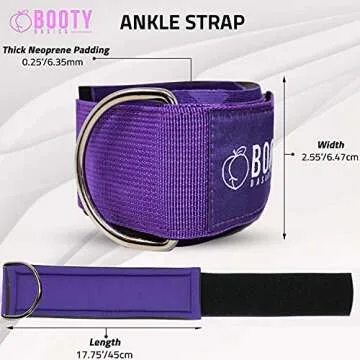 BOOTY BASICS Fitness Ankle Strap for Glute Workouts