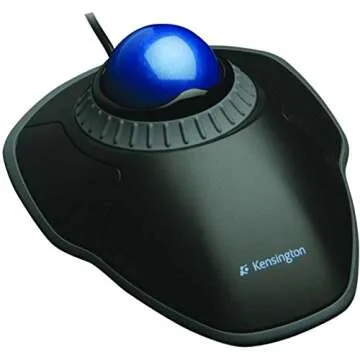 Kensington Orbit Trackball Mouse with Scroll Ring (K72337US), 4 1/2X5 1/2X2"