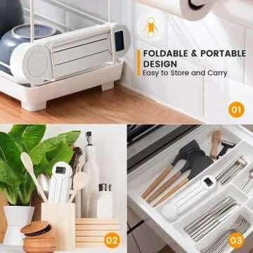 Folding Digital Kitchen Food Scale - Precision & Portability