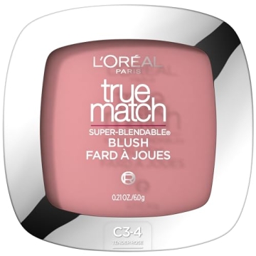 L'Oreal Paris True Match Super-Blendable Powder Blush, Tender Rose, 0.21 Oz (Packaging May Vary)