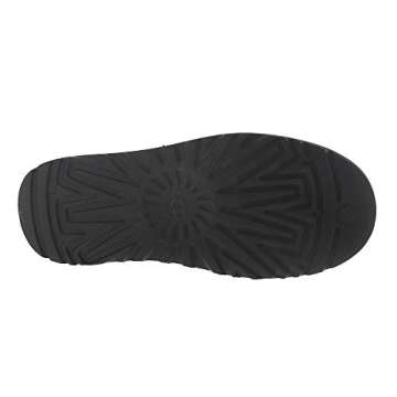 UGG Classic Clear Mini Boot, Black, Size 8