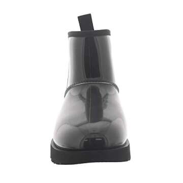 UGG Classic Clear Mini Boot, Black, Size 8