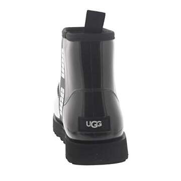 UGG Classic Clear Mini Boot, Black, Size 8