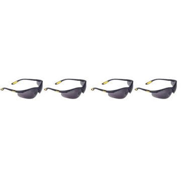 Dewalt DPG58-2C Reinforcer Smoke Lens Protective Safety Glasses with Comfort Grip
