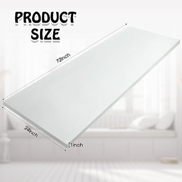 Amylove 24"x72" High Density Foam for DIY Cushions