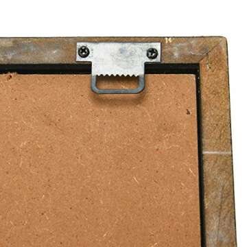 Creative Co-Op Wood & MDF Framed Vintage Reproduction Swan Image, White Wall Décor