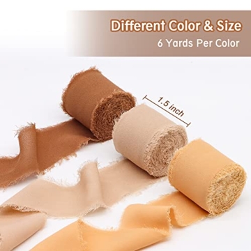 Chiffon Ribbon Set for Gift Wrapping and Crafting