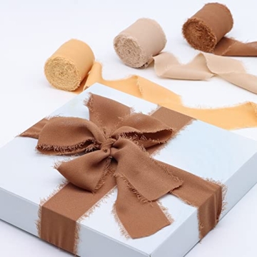 Chiffon Ribbon Set for Gift Wrapping and Crafting