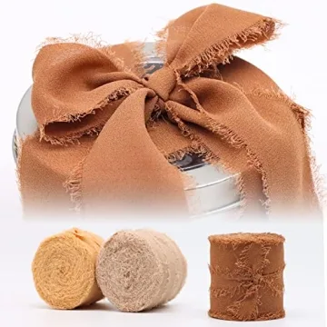 Chiffon Ribbon Set for Gift Wrapping and Crafting