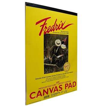 Fredrix Creative White Canvas Pad for All Artists