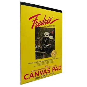 Fredrix Creative White Canvas Pad for All Artists