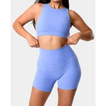 Kamo Fitness Featherlite Enhance 6" Women's Biker Shorts - Lifting Scrunch, No Front Seam, Soft Ligh...