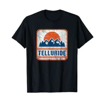 Retro Telluride Colorado for Men and Women T-Shirt