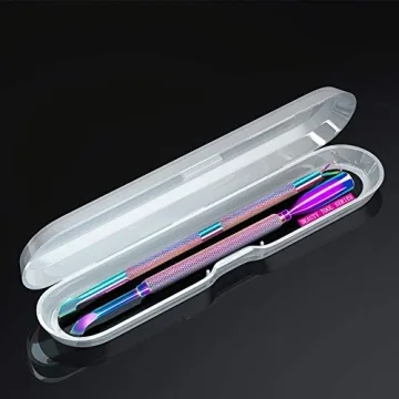 Cuticle Pusher and Remover Set - Premium Stainless Steel Tools
