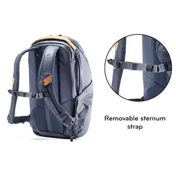 Peak Design Everyday Backpack Zip 20L, Carry-on Backpack with Laptop Sleeve, Midnight (BEDBZ-20-MN-2)