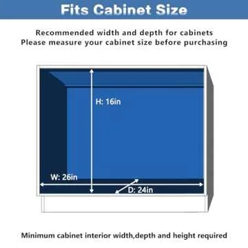 ROOMTEC 2 Tier Pull Out Cabinet Organizer for Kitchen